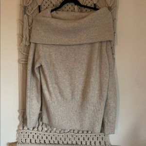Off the shoulder sweater